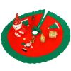 80cm Santa Claus Snowman Tree Skirt Christmas