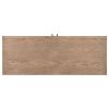 U-Style Storage Cabinet Sideboard Wooden Cabinet with 2 Metal handles and 2 Doors for Hallway, Entryway, Living Room