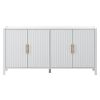 U-Style Storage Cabinet Sideboard Wooden Cabinet with Metal Handles for Hallway, Entryway, Living Room