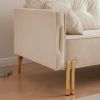 70" Velvet Sofa Couch Luxury Modern Upholstered 3-Seater sofa with 2 Pillows for Living Room, Apartment and Small Space